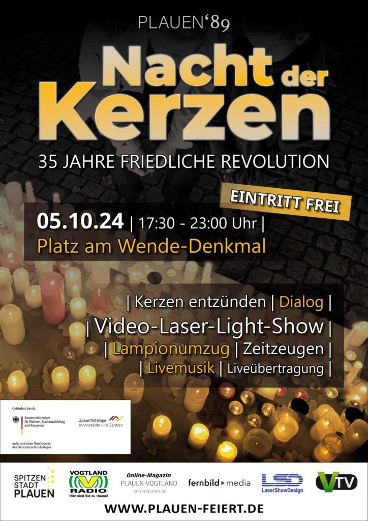 Plakat Nacht der Kerzen 2024