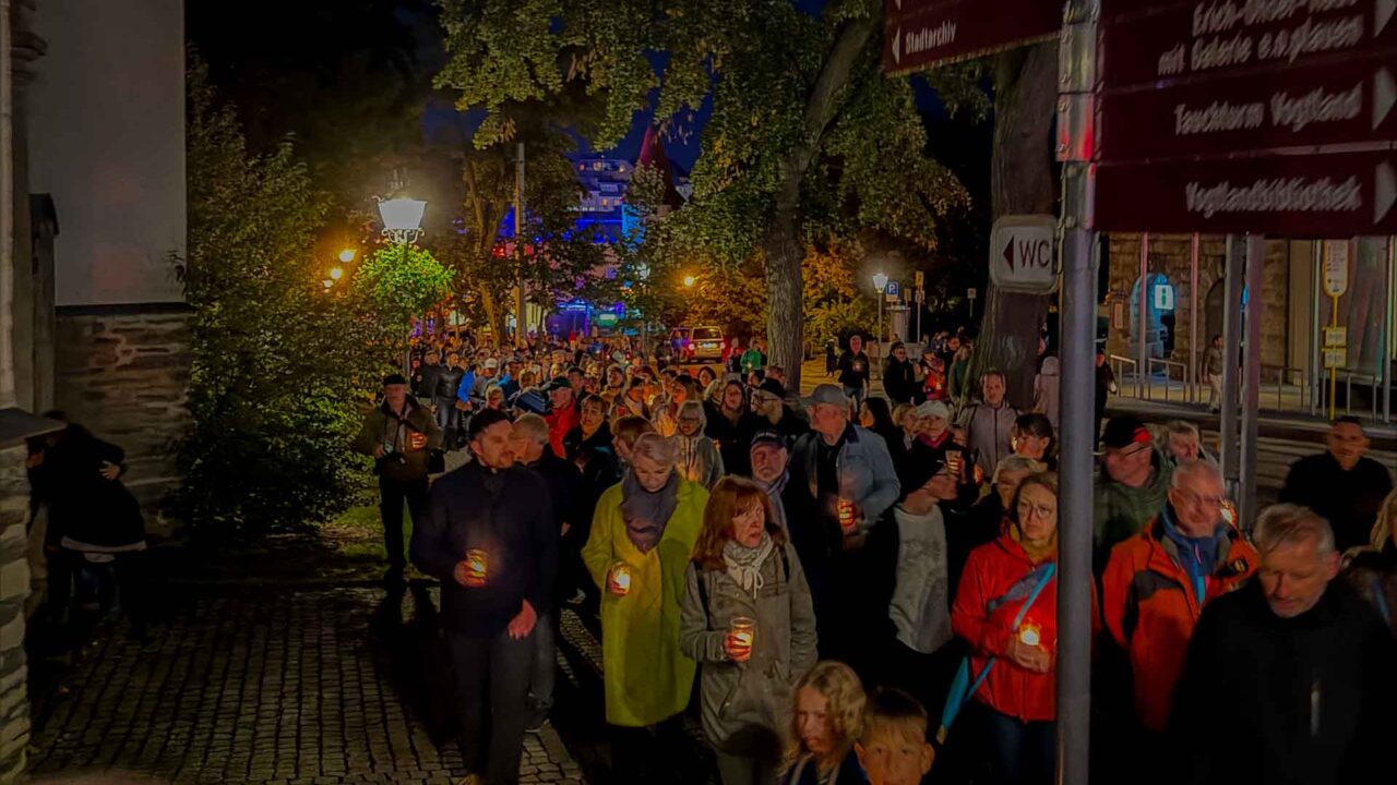 Die Nacht der Kerzen 2025. Foto: M. Reißmann